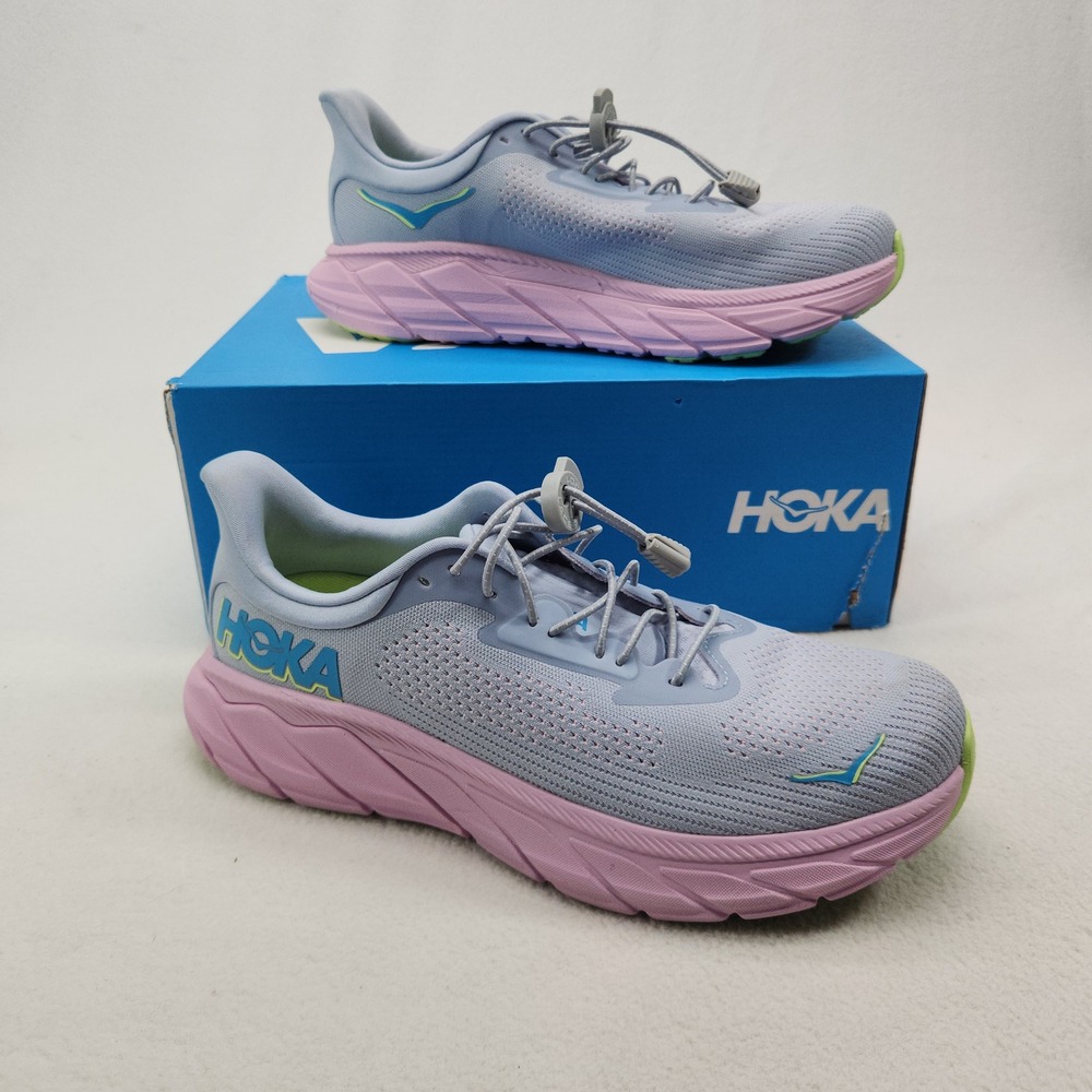 Hoka Arahi 7 Womens Running Shoes Lavender Pink 1147851-GLP Cotton Mesh 10B